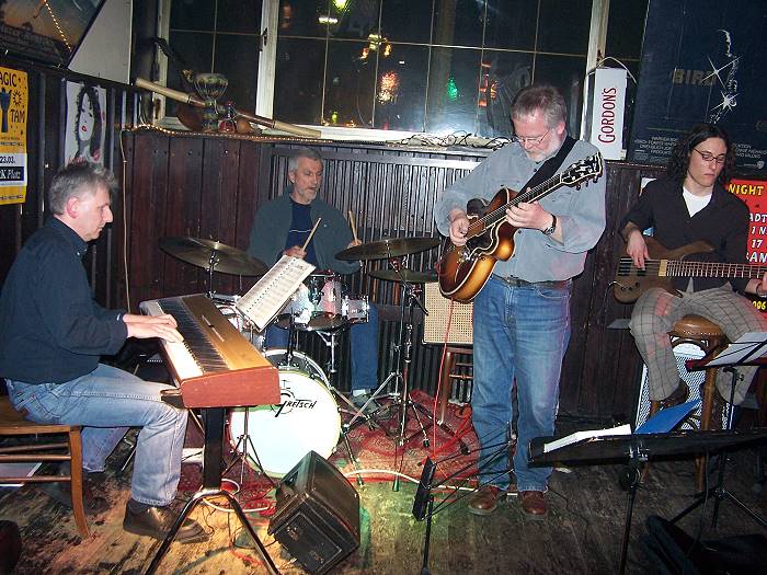 Jamsession 2006, v.l.n.r. Christof Heringer, Uli Gessner, Martin Diersen und Daniel Engels